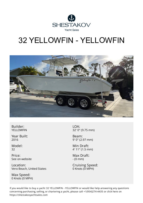 32 Yellowfin - 32 - 2016