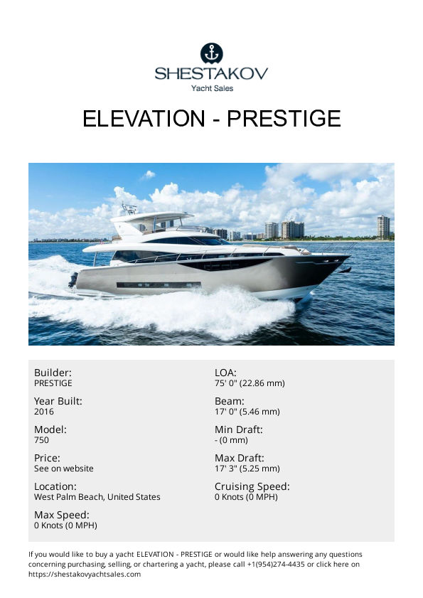 ELEVATION - 750 - 2016