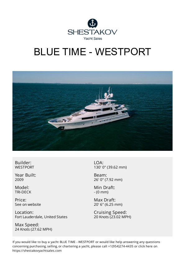 BLUE TIME - TRI-DECK - 2009