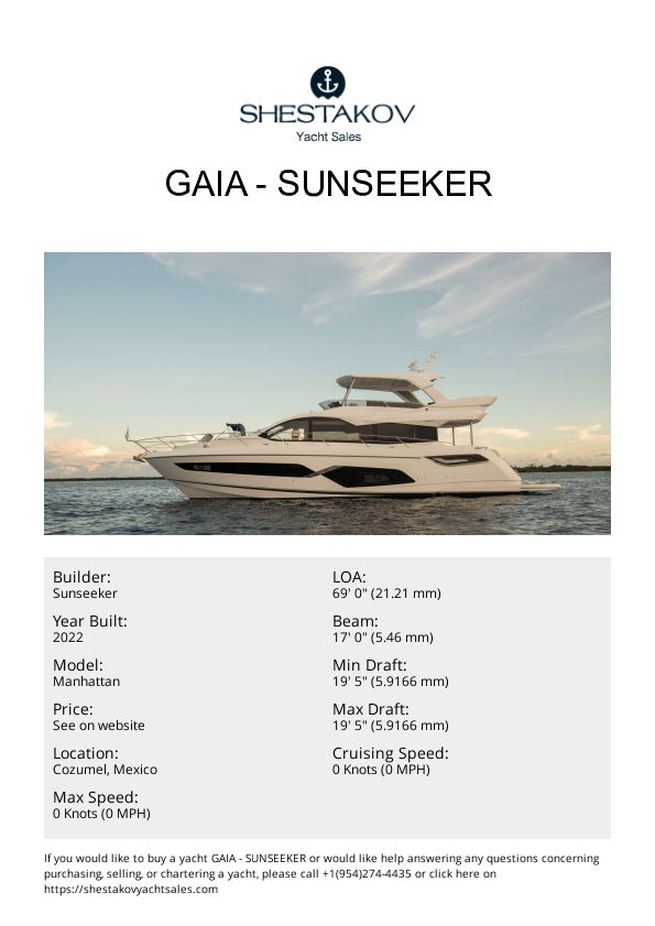 GAIA - Manhattan - 2022