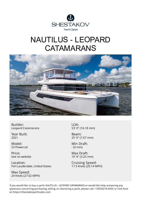 Nautilus - 53 Powercat - 2021