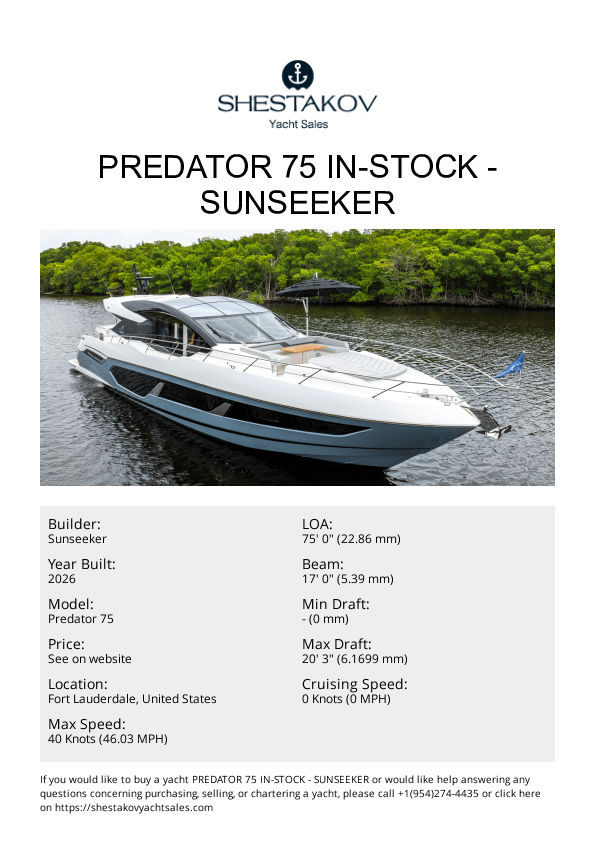 PREDATOR 75 - Predator 75 - 2026