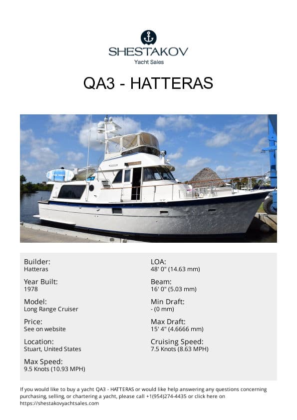 QA3 - Long Range Cruiser - 1978