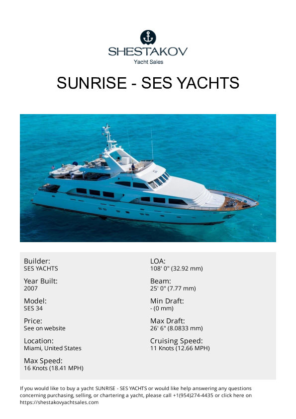 Sunrise - SES 34 - 2007