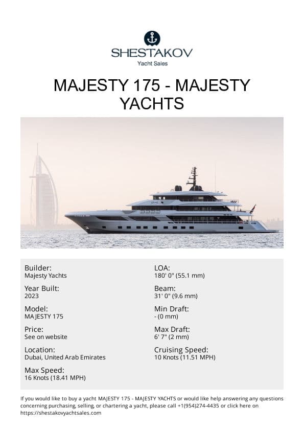 MAJESTY 175 - MAJESTY 175 - 2023
