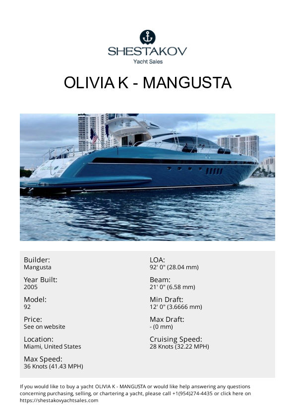 OLIVIA K - 92 - 2005