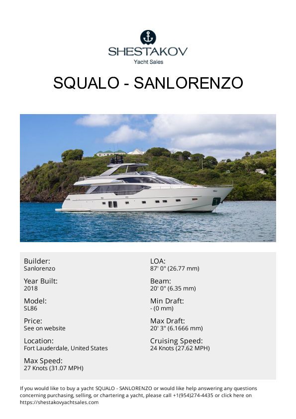 Squalo - SL86 - 2018