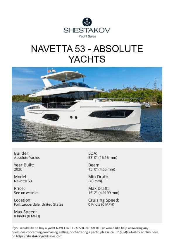 NAVETTA 53 - Navetta 53 - 2026