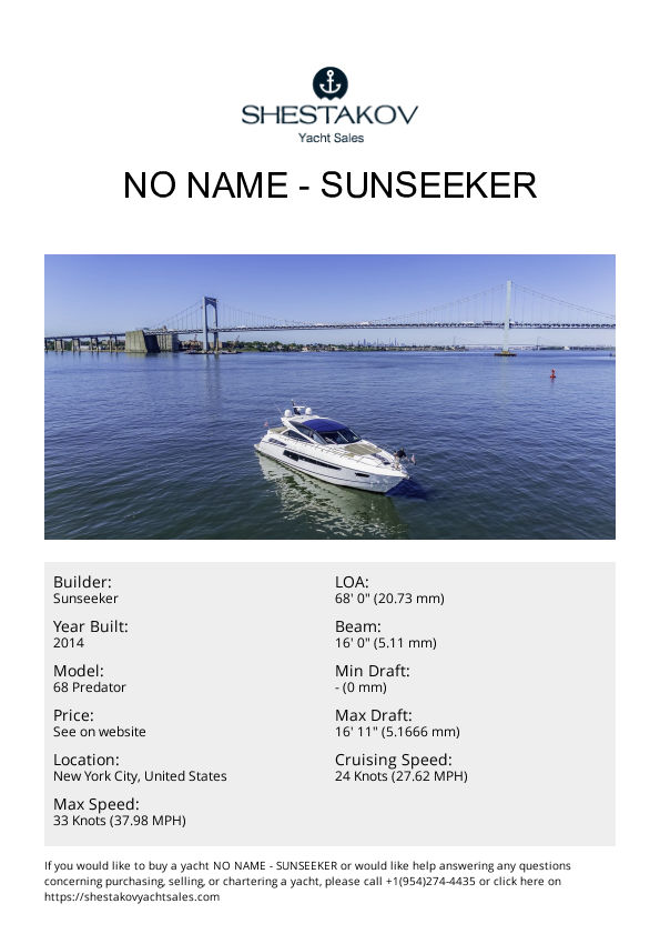 NO NAME - 68 Predator - 2014