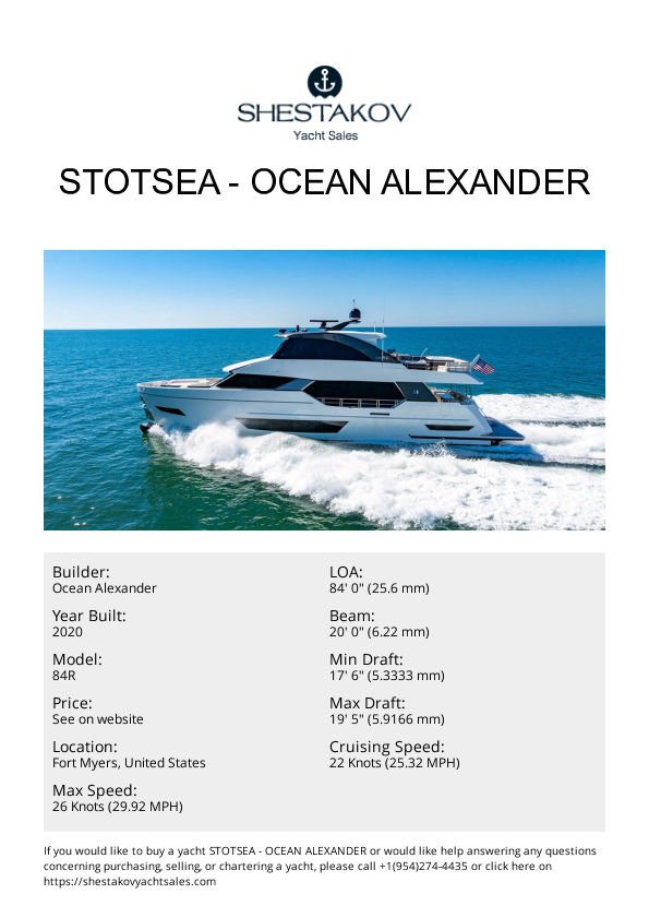 STOTSEA - 84R - 2020