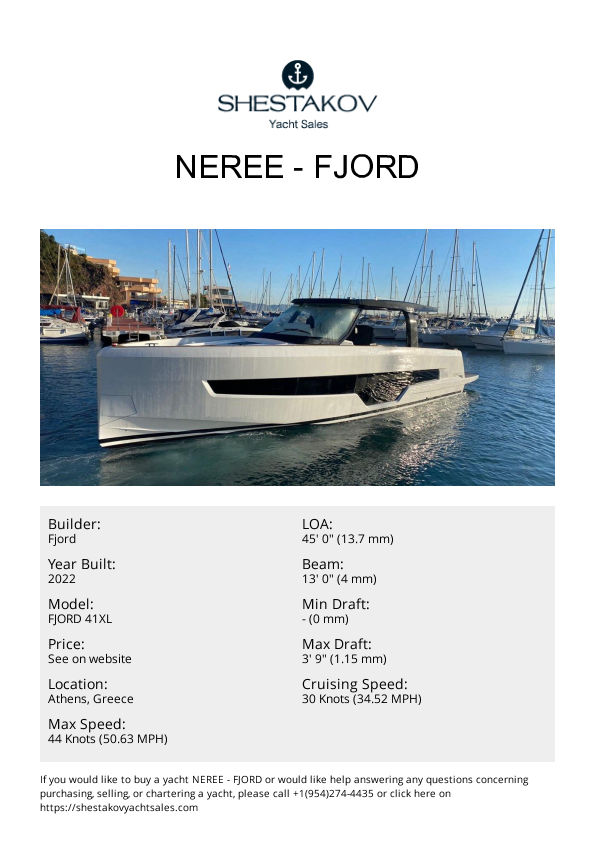 NEREE - FJORD 41XL - 2022
