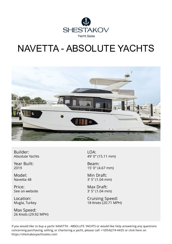Navetta - Navetta 48 - 2019