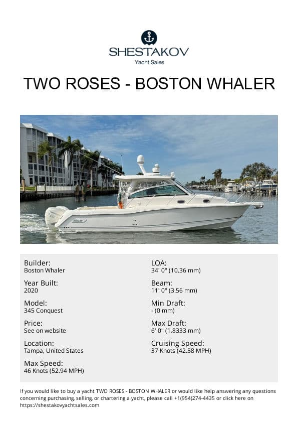 Two Roses - 345 Conquest - 2020