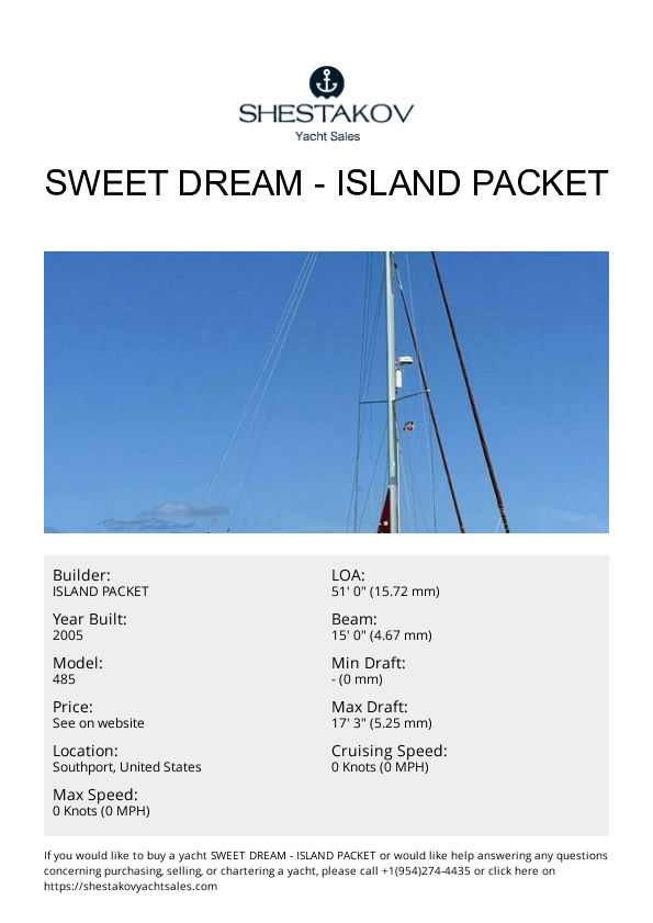 Sweet Dream - 485 - 2005