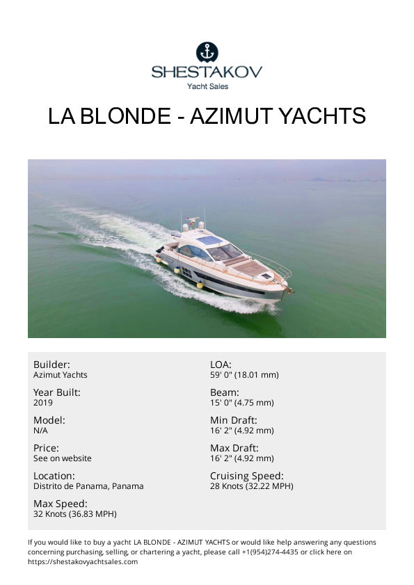 LA BLONDE - undefined - 2019