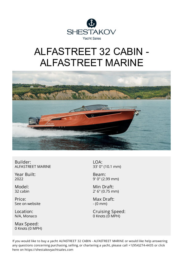 Alfastreet 32 cabin - 32 cabin - 2022