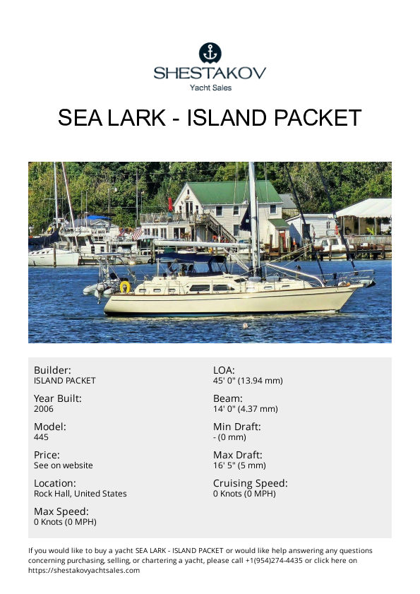 Sea Lark - 445 - 2006