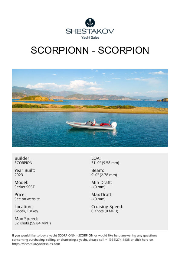 Scorpionn - Serket 90ST - 2023