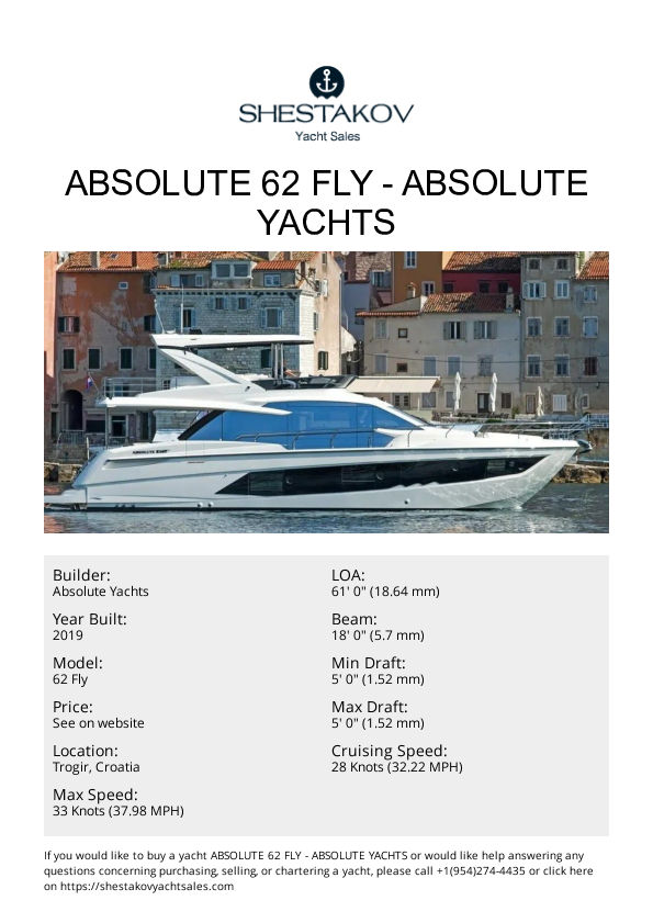 Absolute 62 Fly - 62 Fly - 2019