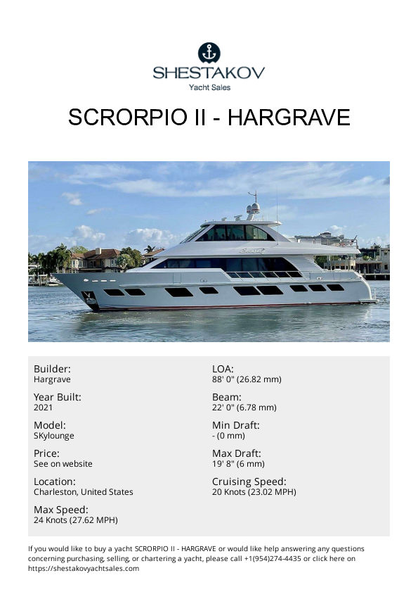 Scrorpio II - SKylounge - 2021