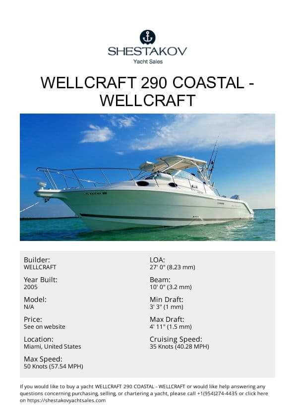 Wellcraft 290 Coastal - undefined - 2005