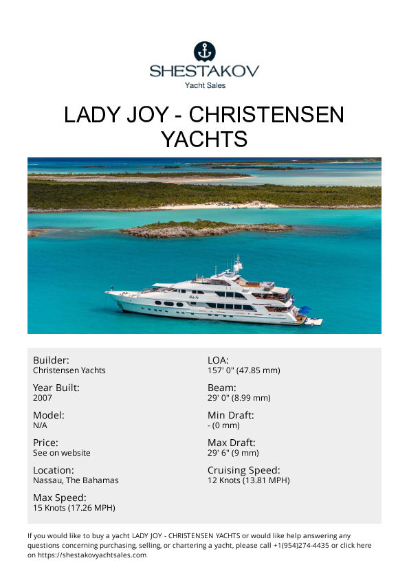 LADY JOY - undefined - 2007