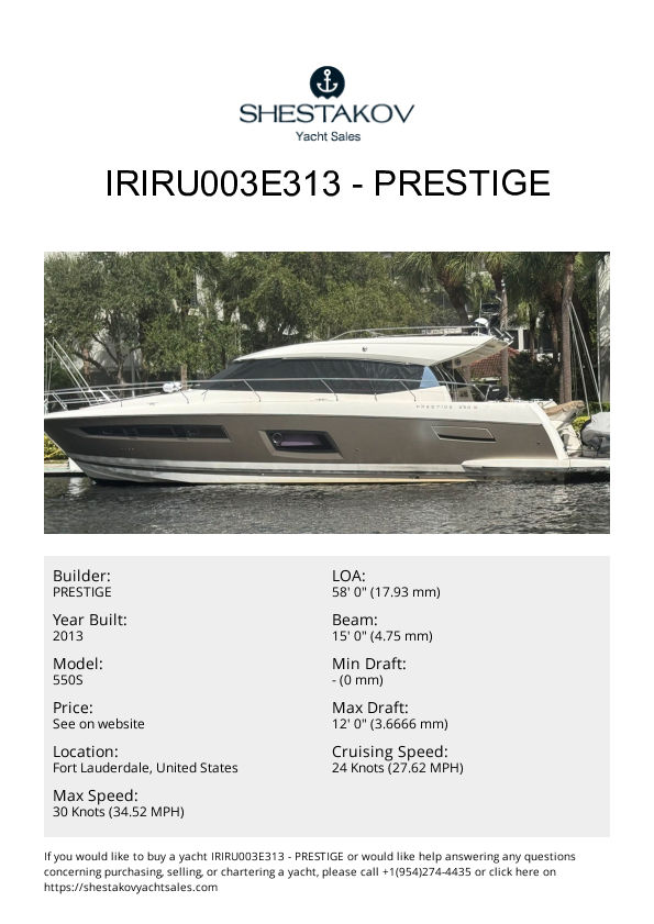 IRIRU003E313 - 550S - 2013