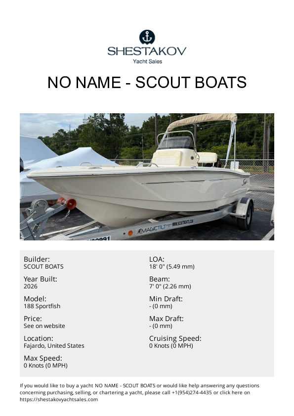 No Name - 188 Sportfish - 2026