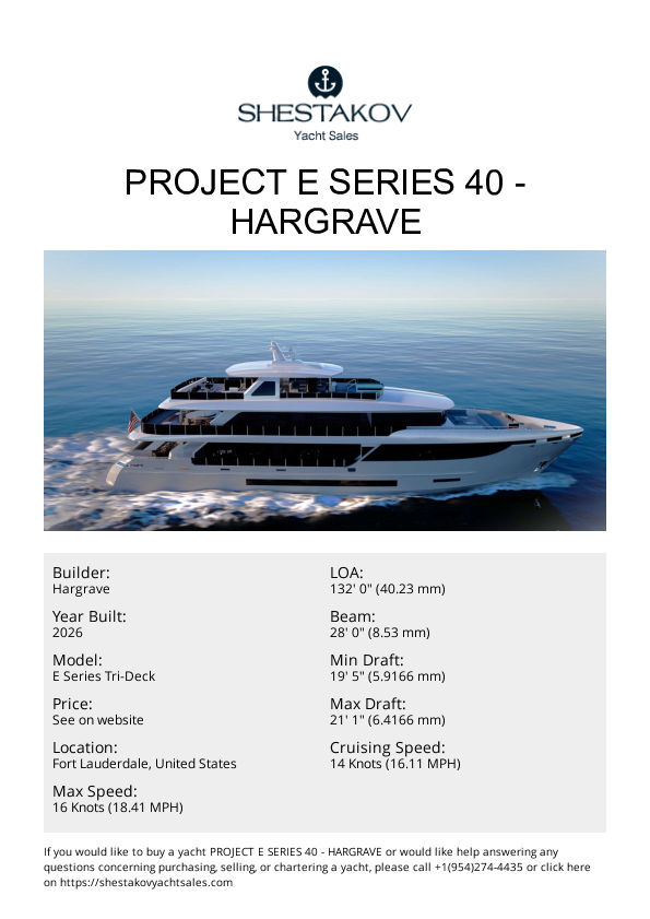 ProJect E Series 40 - E Series Tri-Deck - 2026