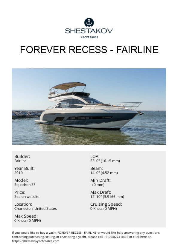 FOREVER RECESS - Squadron 53 - 2019