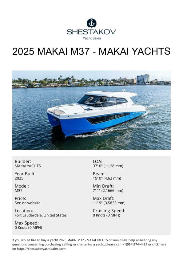 2025 Makai M37 - M37 - 2025