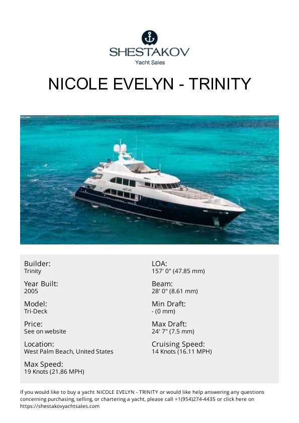 NICOLE EVELYN - Tri-Deck - 2005