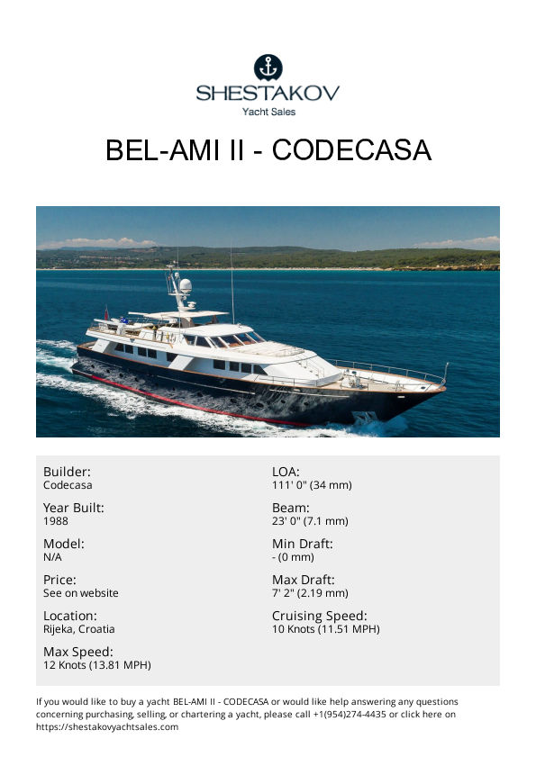 BEL-AMI II - undefined - 1988