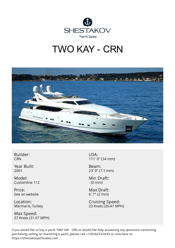 TWO KAY - Customline 112 - 2001