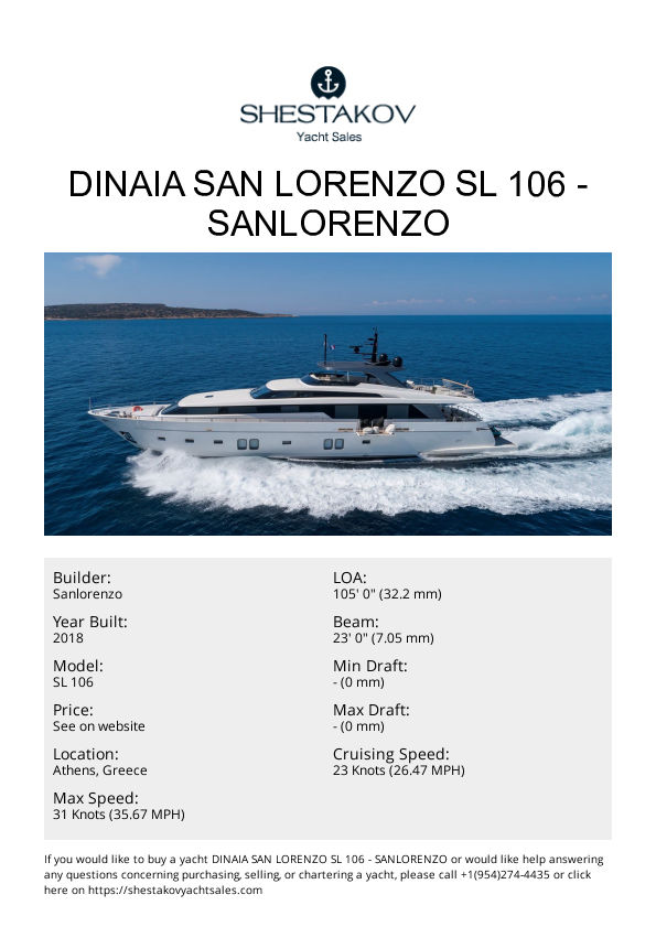 Dinaia SAN LORENZO SL 106 - SL 106 - 2018