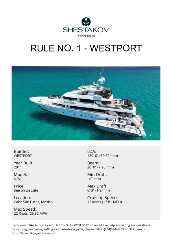 RULE NO. 1 - undefined - 2011