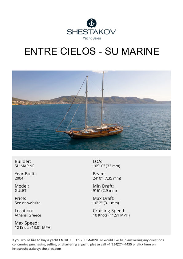 ENTRE CIELOS - GULET - 2004