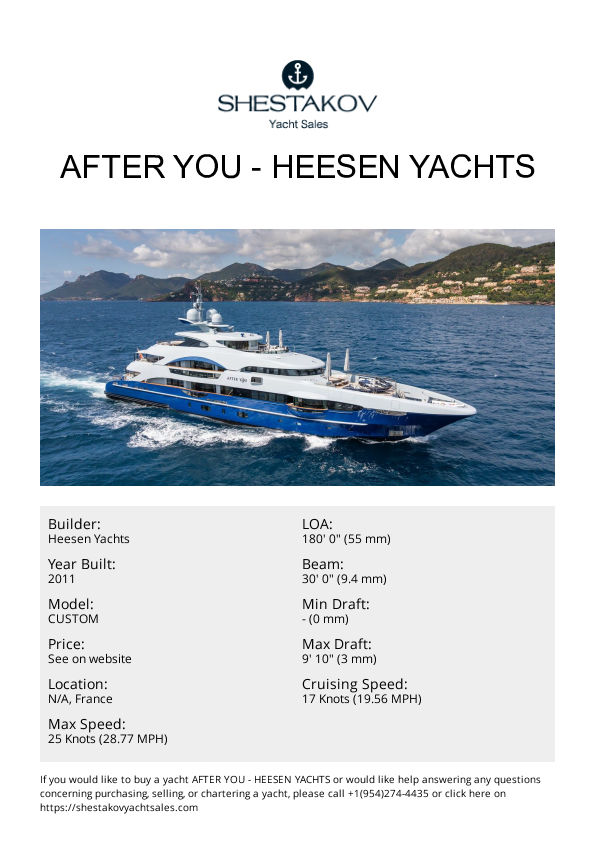 AFTER YOU - CUSTOM - 2011