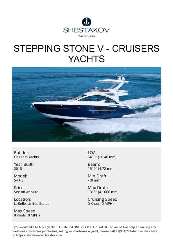 Stepping Stone V - 54 Fly - 2018