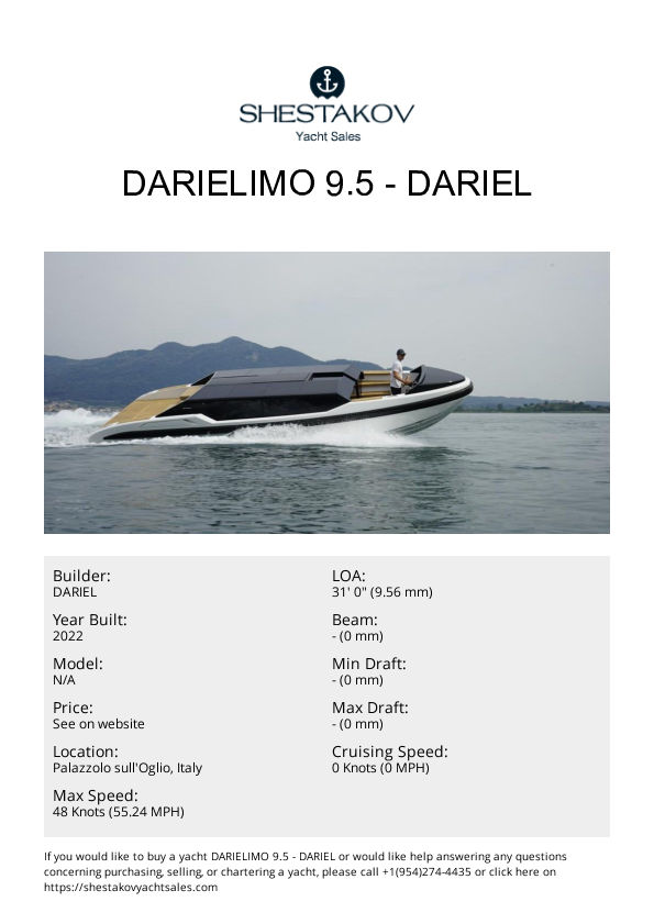 DarieLimo 9.5 - undefined - 2022