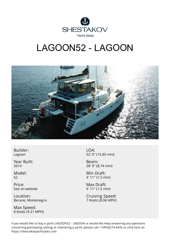 LAGOON52 - 52 - 2014