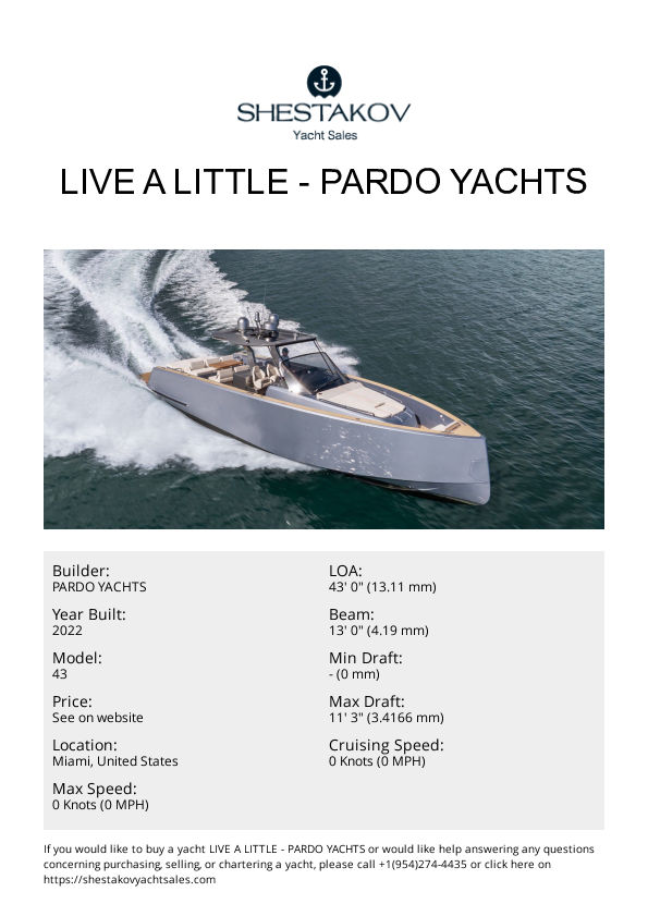 Live A Little - 43 - 2022