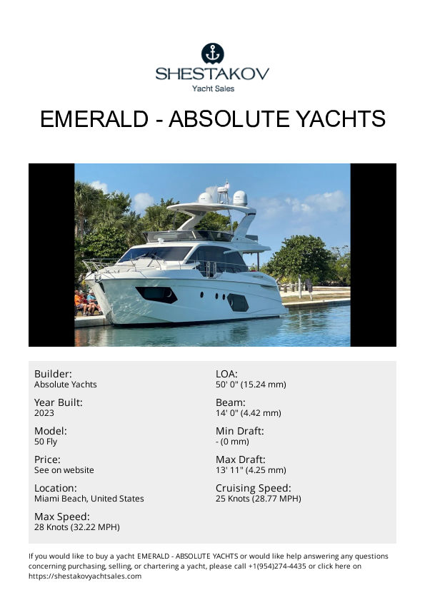 EMERALD - 50 Fly - 2023