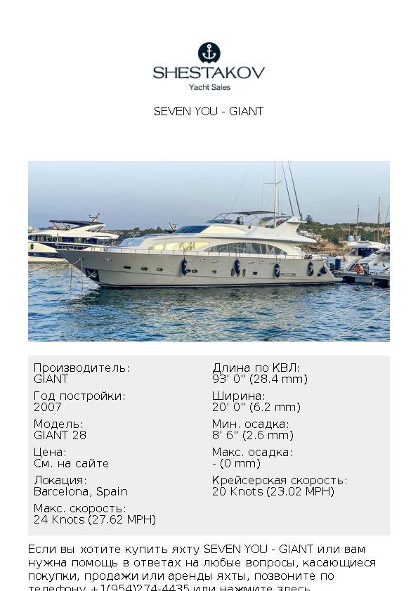 SEVEN YOU - GIANT 28 - 2007