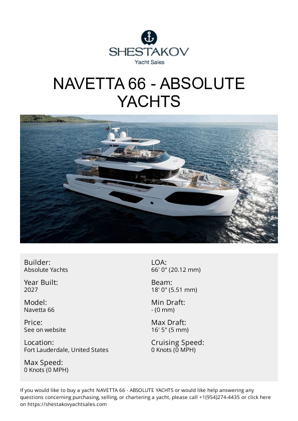 NAVETTA 66 - Navetta 66 - 2027