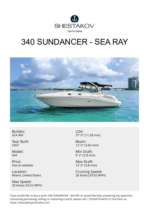 340 Sundancer - undefined - 2007