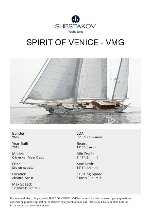 Spirit Of Venice - Olivier van Meer Design - 2018