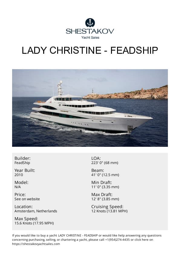 LADY CHRISTINE - undefined - 2010