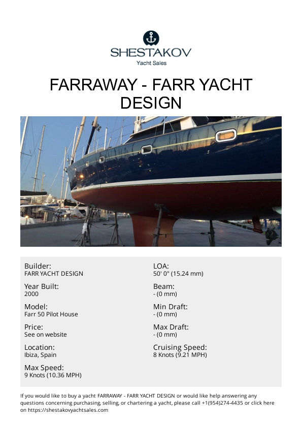 FARRAWAY - Farr 50 Pilot House - 2000