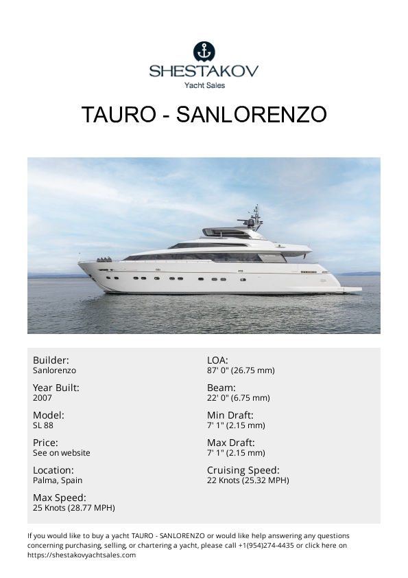 TAURO - SL 88 - 2008